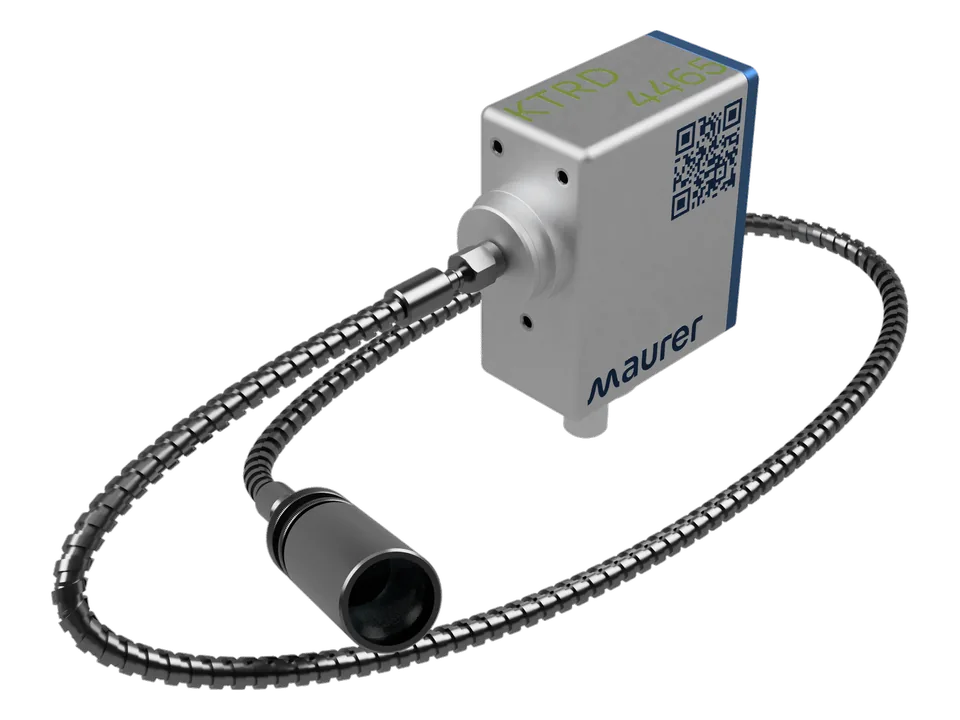 MAURER KTRD 4xxx compact pyrometer with fibre optic cable